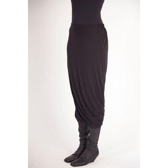 Matthildur Iceland Boho Dark Brown Pima Cotton Twisty Pull On Anna Skirt Small - Picture 1 of 7